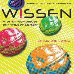 Ausstellungen, Vorträge, Mitmach-Aktionen und vieles mehr. Vom 13. bis 29. November findet zum vierten Mal der November der Wissenschaft in Hannover statt, ausgerichtet von der Initiative Wissenschaft Hannover. Bei insgesamt 150 Veranstaltungen an einer Vielzahl von Standorten können interessierte Besucher aller Altersstufen mehr über die vielfältige Forschung in Hannover erfahren.