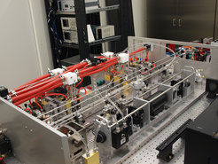 Einblick in den 200-Watt-Laseroszillator für LIGO