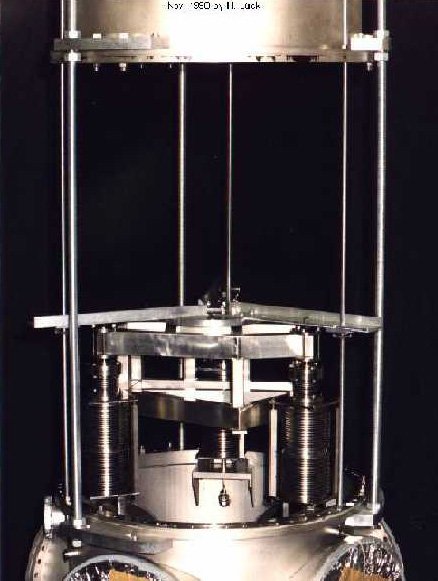 The top plate sits upon the stacks. Now the lowering device can be removed.