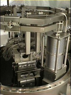The suspension has been inserted into tank TCE on top of the stacks.