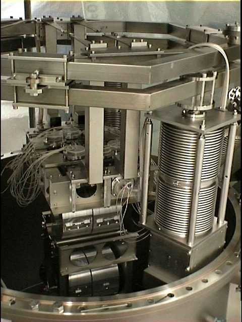 The suspension has been inserted into tank TCE on top of the stacks.