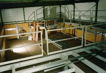 Inside the central station. View from the entrace.