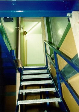 The staircase leading to the groundfloor of the central station. (McBenno is watching you!)