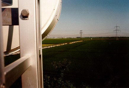 A look from the top of the radio tower towards Hannover.