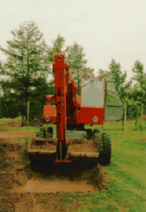 The excavator will do the rest… The excavator will do the rest…