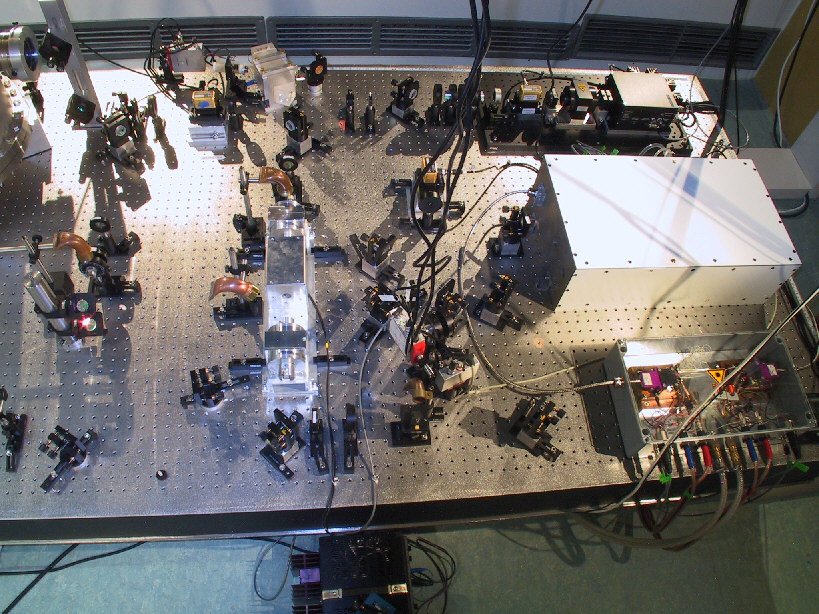Der Laser von GEO600.